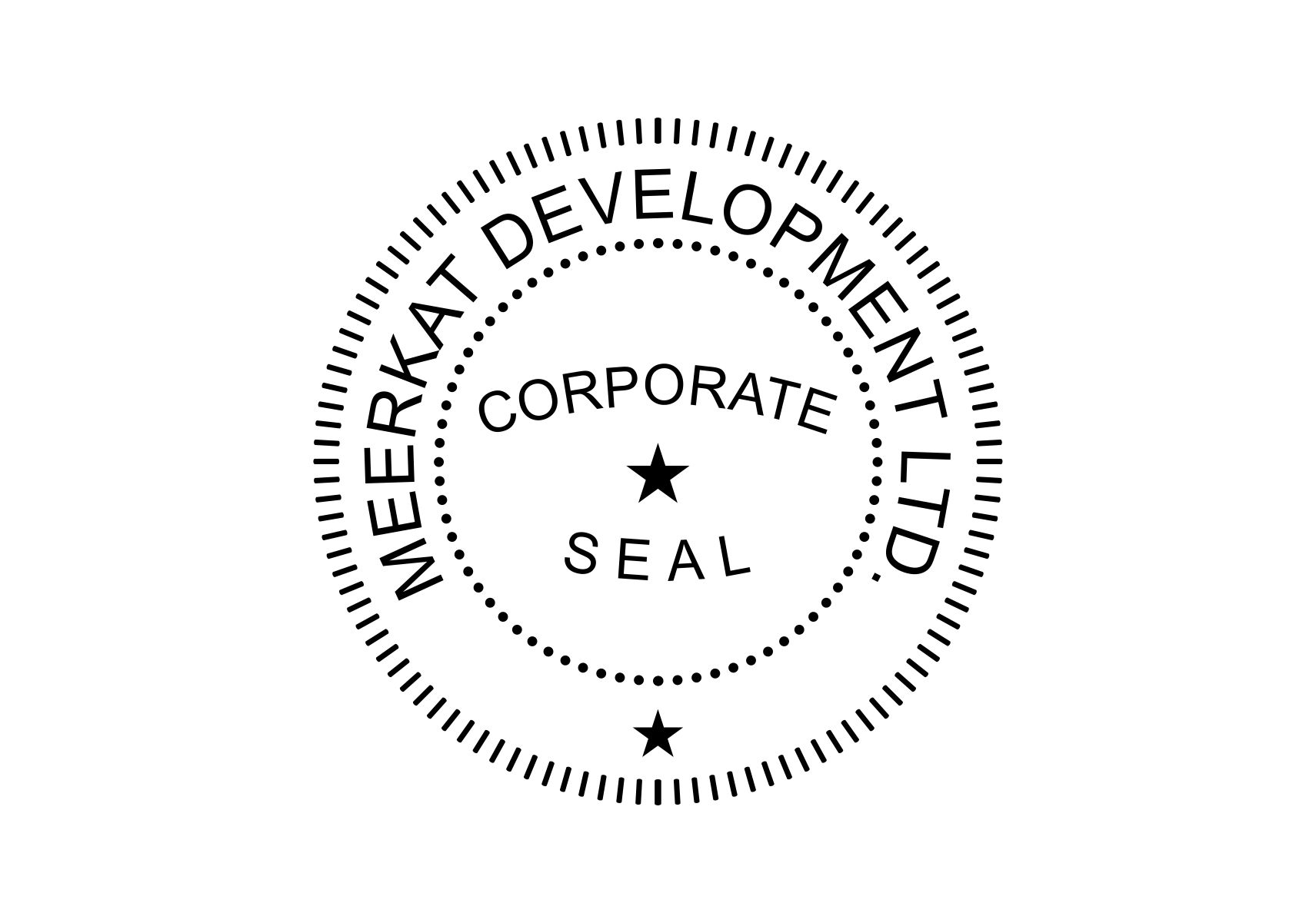 Corporate seal template for word